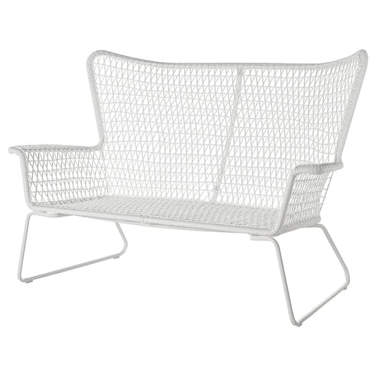 Ikea HÖGSTEN - 2-seat sofa, outdoor, white