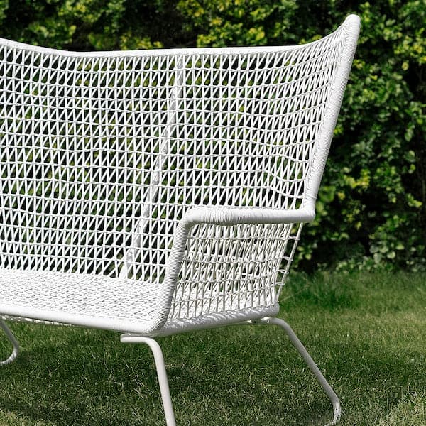 Ikea HÖGSTEN - 2-seat sofa, outdoor, white