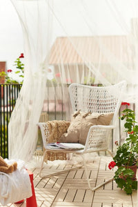 HÖGSTEN - Garden armchair, white , - Premium  from Ikea - Just €128.99! Shop now at Maltashopper.com