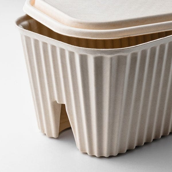 Ikea HÖNSNÄT - Cable management box, natural, 38x18x14 cm