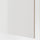HOKKSUND 4 panels for sliding door frame, high-gloss light grey, 100x201 cm