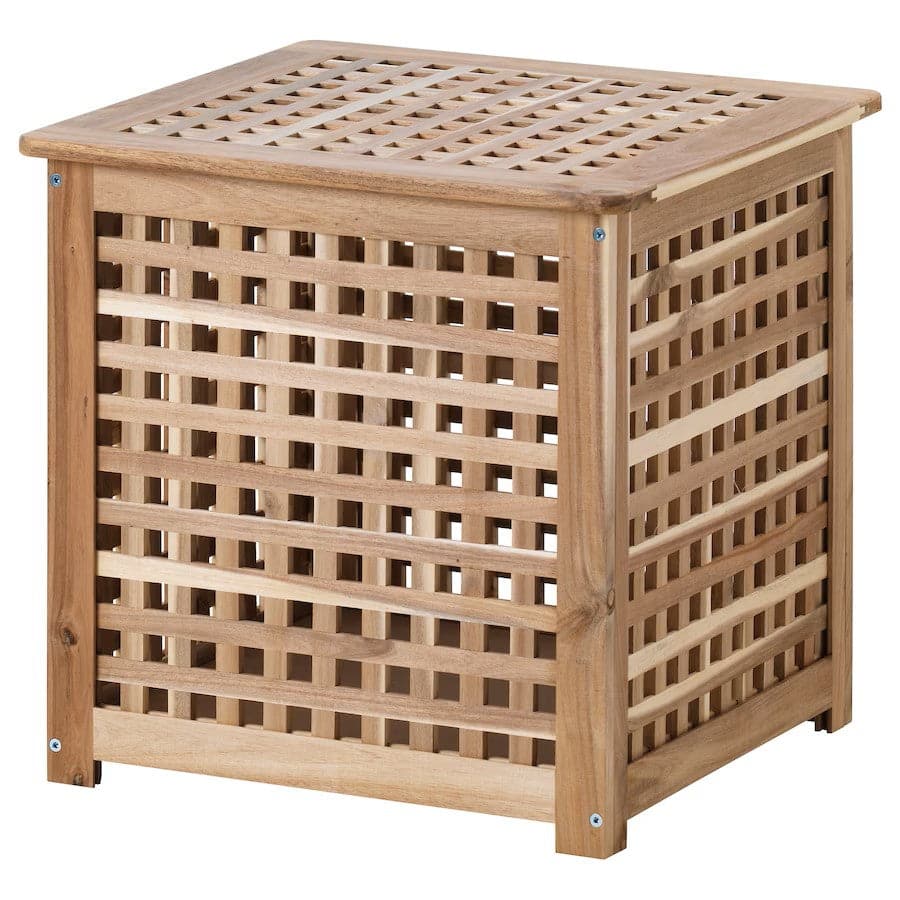 Ikea HOL - Side table, acacia, 50x50 cm