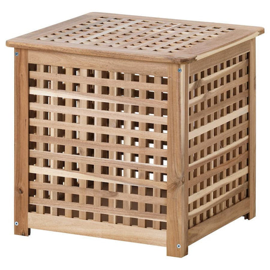 Ikea HOL - Side table, acacia, 50x50 cm