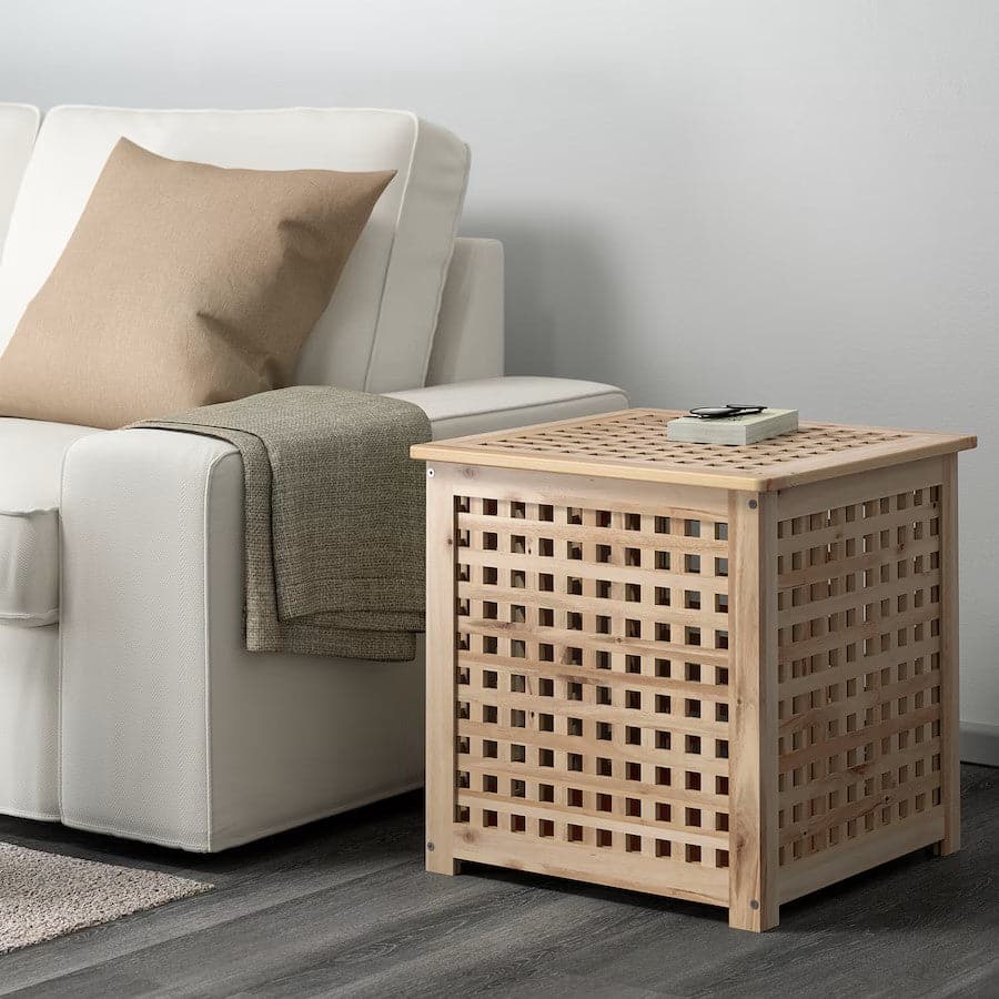 Ikea HOL - Side table, acacia, 50x50 cm