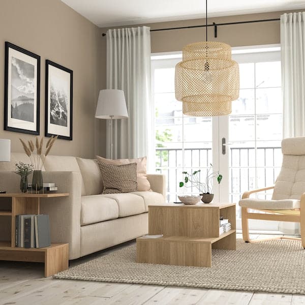 Ikea HOLMERUD - Coffee table, oak effect, 90x55 cm