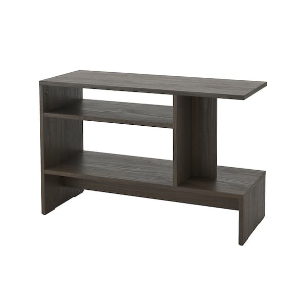 HOLMERUD - Side table, dark brown, 80x31 cm