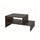 HOLMERUD - HOLMERUD Coffee table, dark brown, 90x55 cm