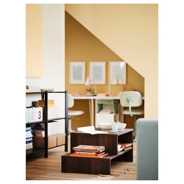 Ikea HOLMERUD - Coffee table, dark brown, 90x55 cm