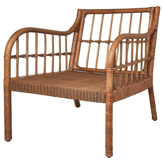 Ikea HOLMSTA - Armchair, handmade beige