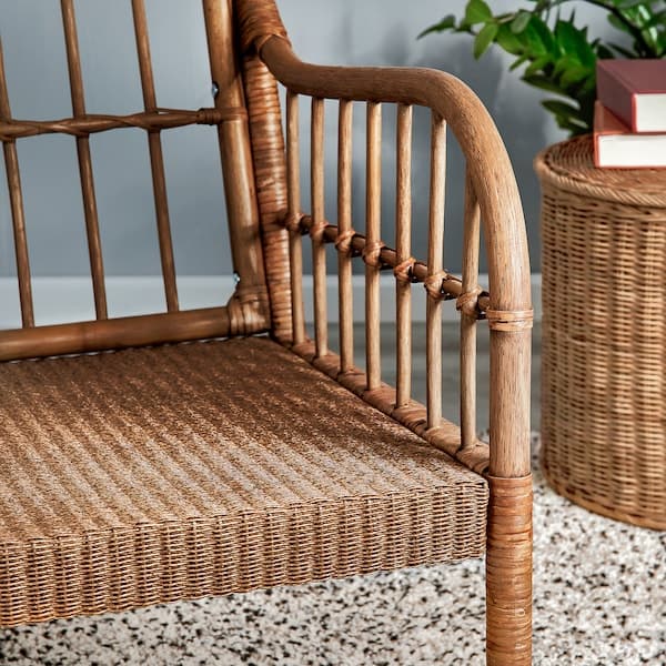 Ikea HOLMSTA - Armchair, handmade beige