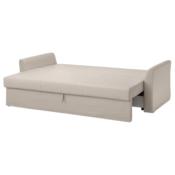 HOLMSUND 3-seater sofa bed - Beige Nordvalla , - best price from Maltashopper.com 79240766