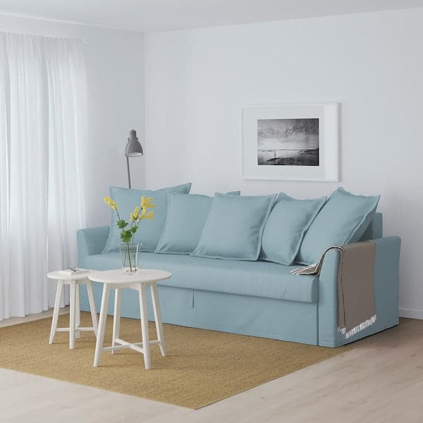 HOLMSUND 3-seater sofa bed - Blue orrsta , - best price from Maltashopper.com 89240756