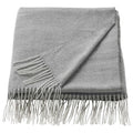 HOLMVI throw, grey, 120x160 cm