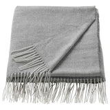 HOLMVI throw, grey, 120x160 cm