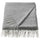 HOLMVI - HOLMVI Throw, grey, 120x160 cm