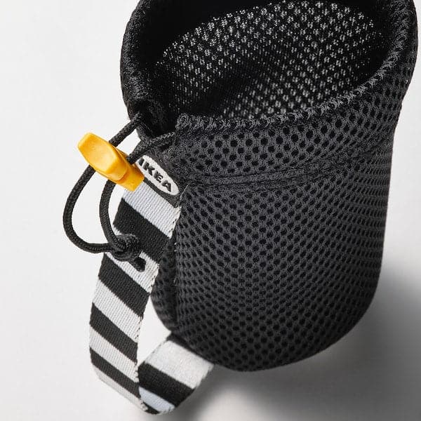 HOPTRASSLA - Bottle carrier, black, 6x15 cm - best price from Maltashopper.com 40497324