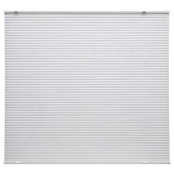 HORNVALLMO - Pleated blind, white/top-down bottom-up, 60x130 cm - best price from Maltashopper.com 40541614