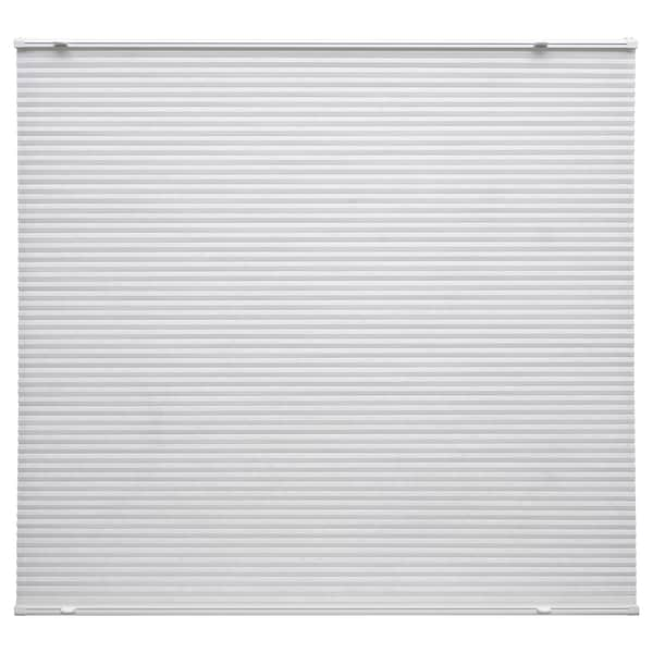 HORNVALLMO - Pleated blind, white/top-down bottom-up, 60x130 cm