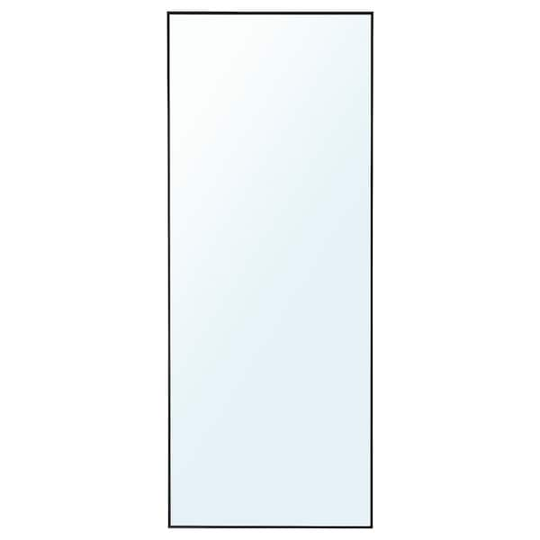 HOVET - Mirror, black, 78x196 cm