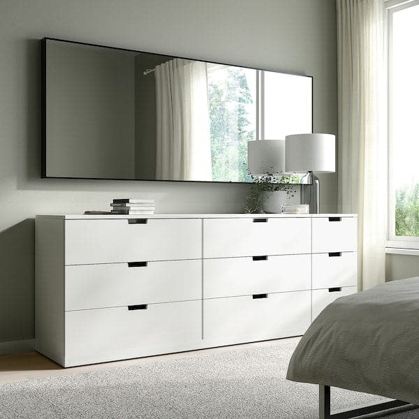 HOVET - Mirror, black, 78x196 cm - best price from Maltashopper.com 70515915