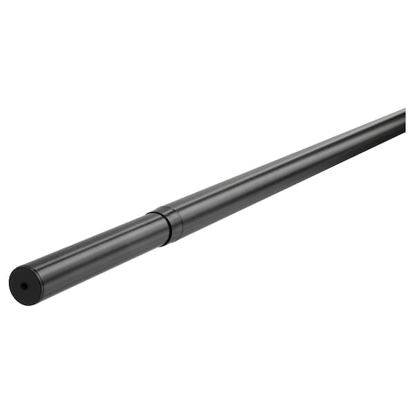 Ikea HUGAD - Curtain rod, black, 120-210 cm