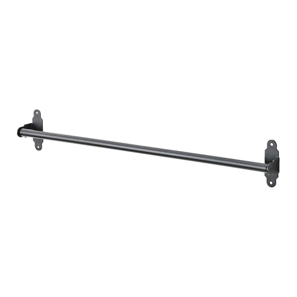 HULTARP rail, black, 60 cm