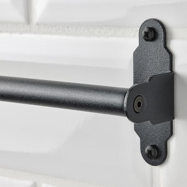 Ikea HULTARP - Rail, black, 80 cm