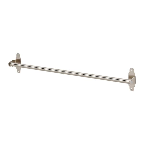 HULTARP - Rail, nickel-plated, 60 cm