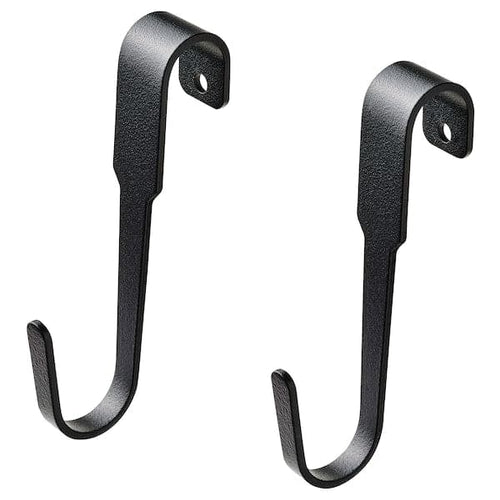 HULTARP - Hook, black, 11 cm