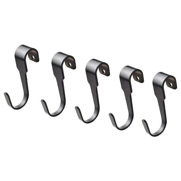 HULTARP - Hook, black, 7 cm - Premium Shelving from Ikea - Just €5.99! Shop now at Maltashopper.com