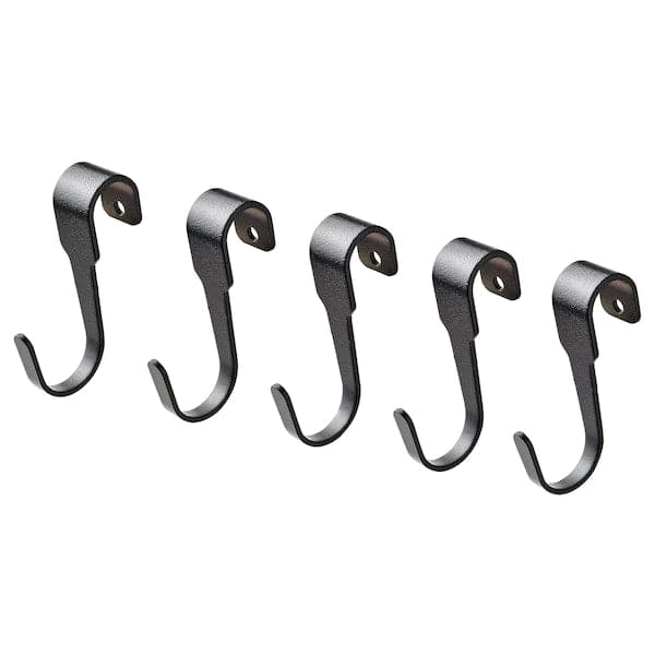Ikea HULTARP - Hook, black, 7 cm