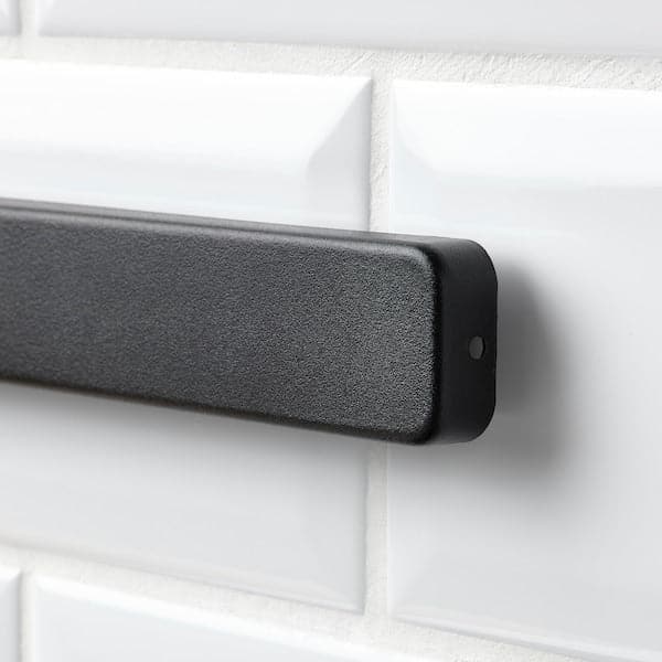 Ikea HULTARP - Magnetic knife rack, black, 38 cm