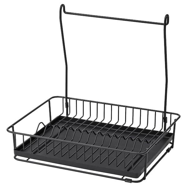 HULTARP - Dish drainer, black