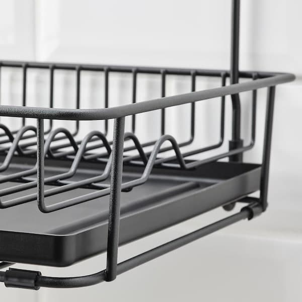 HULTARP - Dish drainer, black - best price from Maltashopper.com 60448766