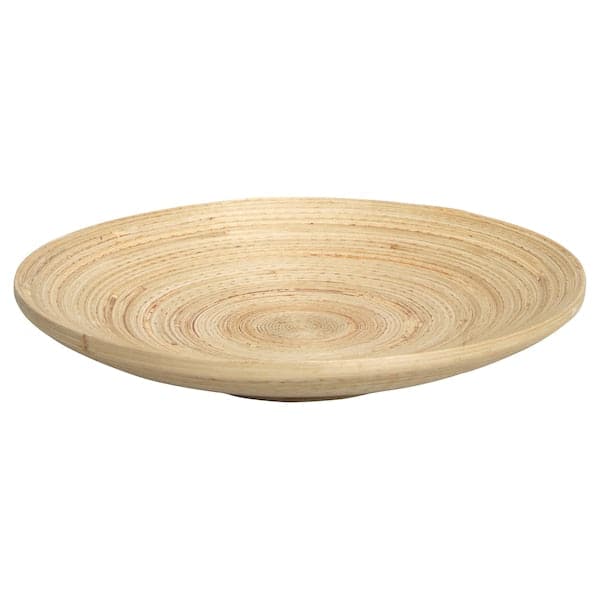 HULTET - Decoration dish, bamboo, 30 cm