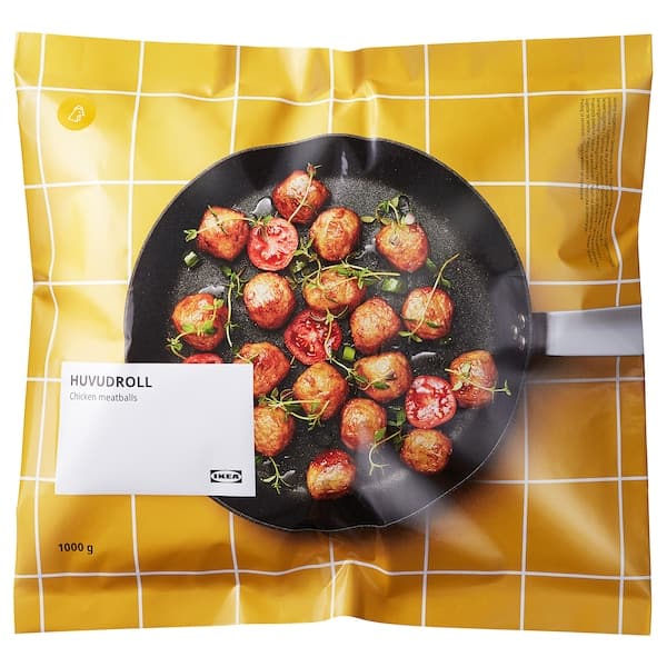 HUVUDROLL - Chicken meatballs, frozen, 1000 g - best price from Maltashopper.com 90486455