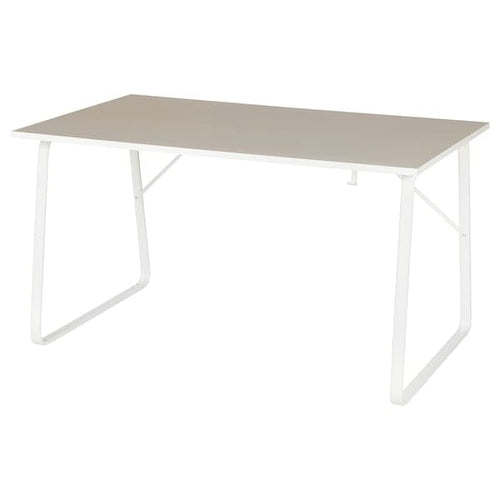 HUVUDSPELARE - Gaming desk, beige, 140x80 cm