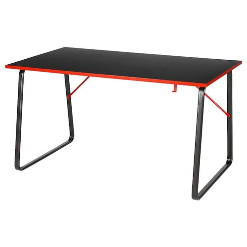 HUVUDSPELARE - Gaming desk, black, 140x80 cm
