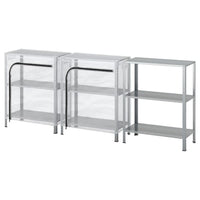 HYLLIS - Shelving units with covers, transparent, 180x27x74 cm - best price from Maltashopper.com 39286558