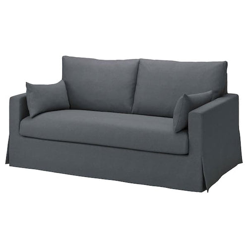 HYLTARP - 2-seater sofa, Gransel grey ,