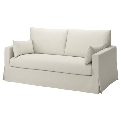 HYLTARP - 2-seater sofa, Gransel natural ,
