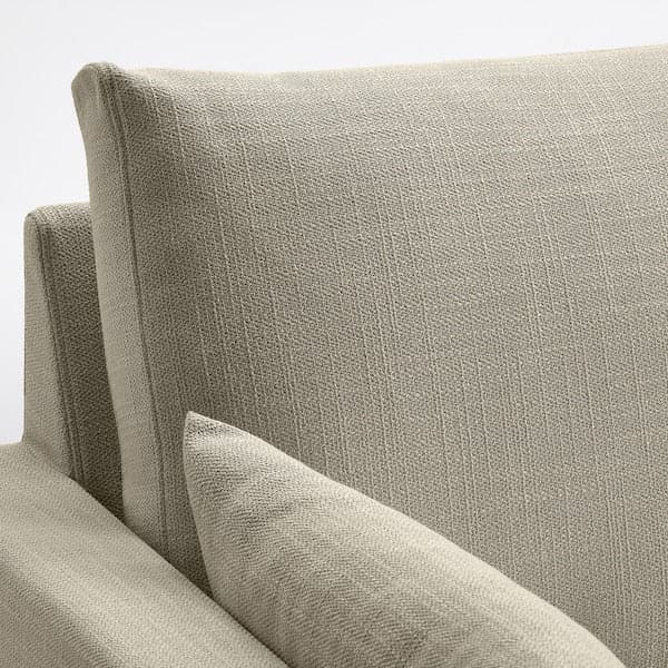 HYLTARP - 2-seater sofa, Hemmesta light beige , - best price from Maltashopper.com 59514903