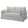 HYLTARP - 2-seater sofa, Tallmyra white/black ,