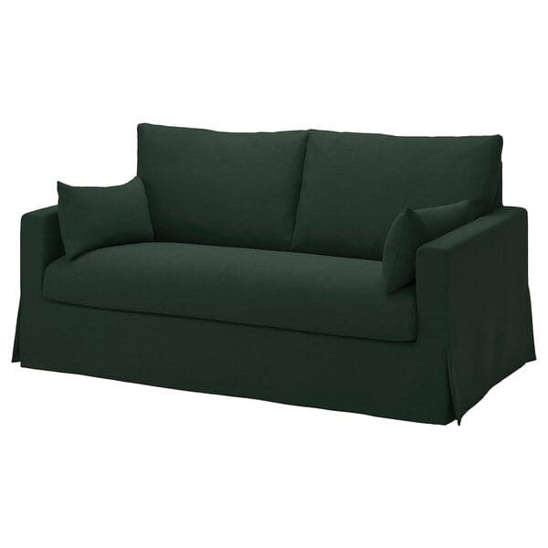 HYLTARP - 2-seater sofa, Tallmyra dark green , - best price from Maltashopper.com 99514915