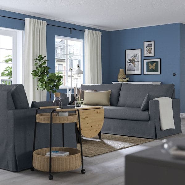 Ikea HYLTARP - 3-seater sofa, Gransel grey ,