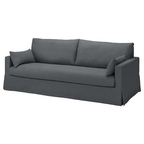 HYLTARP - 3-seater sofa, Gransel grey ,