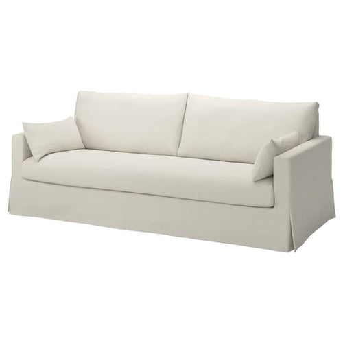 HYLTARP - 3-seater sofa, Gransel natural ,