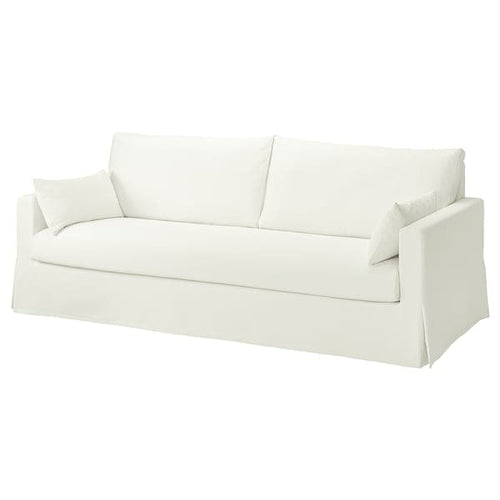 HYLTARP - 3-seater sofa, Hallarp white ,