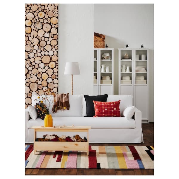 HYLTARP - 3-seater sofa, Hallarp white , - best price from Maltashopper.com 49489640