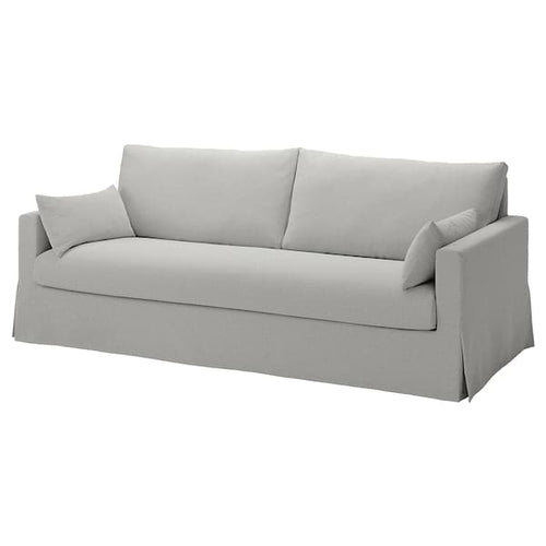 HYLTARP - 3-seater sofa, Tallmyra white/black ,